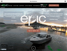 Tablet Screenshot of epicadventures.co.nz